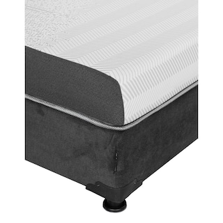 Foto 4 | Foto 4 | Colchón En Caja Dicasa Inabox + Box Color Gris Oscuro King Size + Almohadas Royal Twin + Protector Lux