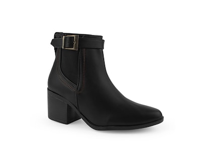 Foto 1 | Foto 1 | Bota Color Negro Hebilla Material Sintetico