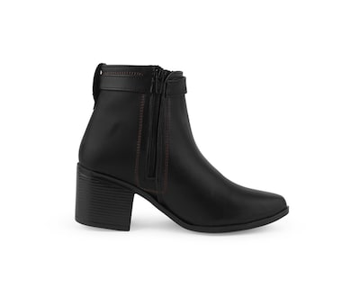 Foto 3 | Foto 3 | Bota Color Negro Hebilla Material Sintetico