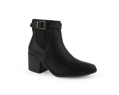 Foto 1 | Foto 1 | Bota Color Negro Hebilla Material Sintetico