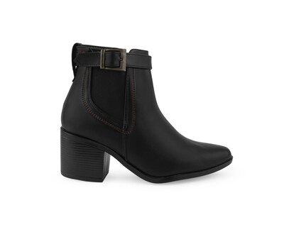 Foto 2 | Foto 2 | Bota Color Negro Hebilla Material Sintetico