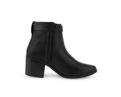 Foto 3 | Foto 3 | Bota Color Negro Hebilla Material Sintetico