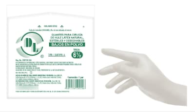 Foto 2 | Foto 2 | Guantes De Latex Para Cirugia Esteriles Y Desechables 100pz