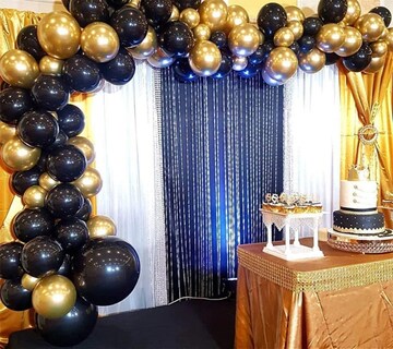 Foto 5 | Foto 5 | Kit De Guirnaldas Con Globos Jhesao Azul Marino Y Dorado 121 Piezas - Venta Internacional.