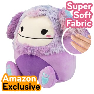 Foto 2 | Foto 2 | Peluche Squishmallows Eden The Purple Bigfoot 25 Cm - Venta Internacional.