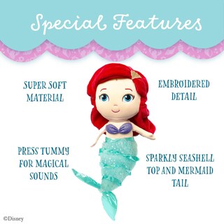 Foto 3 | Foto 3 | Muñeca De Peluche Kids Preferred Disney Baby Ariel 12 Con Sonidos - Venta Internacional.