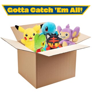 Foto 4 | Foto 4 | Juguete De Peluche Pokémon Mystery Blind Box De 8 Pulgadas Paquete De 5 Jazwares - Venta Internacional.