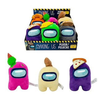 Foto 4 | Foto 4 | Peluche Just Toys Among Us Crewmate Rosa Con Helado De 15 Cm - Venta Internacional.