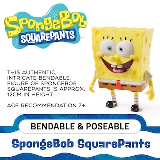 Foto 3 | Foto 3 | Figura De Juguete De La Colección Noble Bob Esponja Flexible 13 Cm - Venta Internacional.