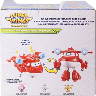 Foto 4 | Foto 4 | Super Wings Deluxe Transformando Super Cargado Jett | 6 '' Escala (us740431) - Venta Internacional.