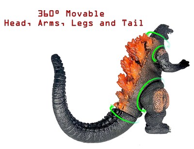 Foto 5 | Foto 5 | Figura De Acción Twcare Burning Godzilla 1995 De 16 Cm De Altura - Venta Internacional.