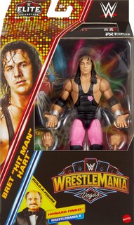 Foto 2 | Foto 2 | Figura De Acción Mattel Wwe Elite Collection Bret Hart Wrestlemania - Venta Internacional.
