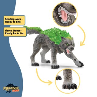 Foto 5 | Foto 5 | Figura Schleich Eldrador Creatures Stone Wolf 70153 - Venta Internacional.