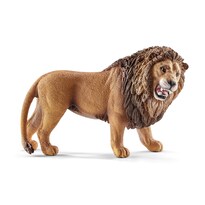 Figura De Animal Schleich Wild Life Roaring Lion Para Niños De 3 Años O Más - Venta Internacional.