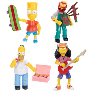 Foto 1 | Foto 1 | Figuras De Acción Disney Los Simpson Paquete De 4 Unidades 13 Cm Wave 1 - Venta Internacional.