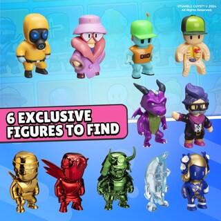 Foto 7 | Foto 7 | Figuras Coleccionables P.m.i. Stumble Guys Serie 2 Paquete De 6 - Venta Internacional.