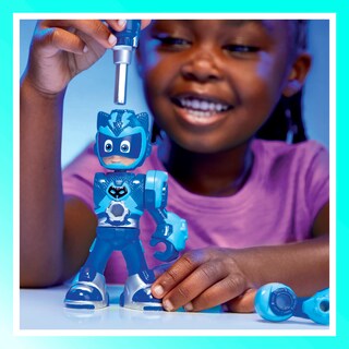 Foto 5 | Foto 5 | Figura De Acción Pj Masks Power Heroes Para Construir Catboy Más De 3 Años - Venta Internacional.