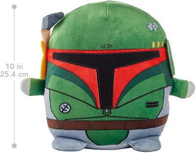 Foto 3 | Foto 3 | Peluche Mattel Star Wars Cuutopia Boba Fett 25 Cm Para Niños A Partir De 3 Años - Venta Internacional.