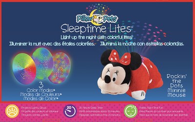 Foto 6 | Foto 6 | Almohada De Felpa Con Luz Nocturna Para Mascotas De Minnie Mouse De Disney - Venta Internacional.