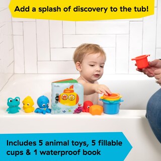 Foto 2 | Foto 2 | Set De Juguetes De Baño Baby Einstein Ocean Explorers Opus 11 Piezas - Venta Internacional.