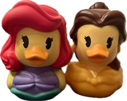 Rubber Ducks Just Play Disney Duckalooz Ariel Belle 7 Cm 2 5 Cm - Venta Internacional.