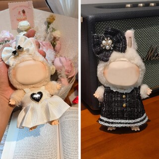 Foto 6 | Foto 6 | Set De Ropa Para Muñecas De Peluche Ebuddy 17 Cm Con Sombreros Y Accesorios 6 Unidades - Venta Internacional.