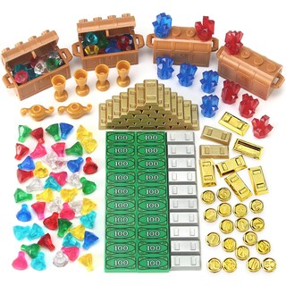 Foto 1 | Foto 1 | Set De Bloques De Construcción Feleph Treasure Accessories Money - Venta Internacional.