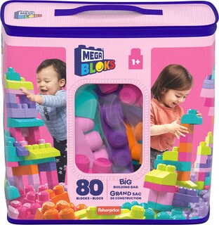 Foto 4 | Foto 4 | Bloques De Construcción De Juguete Mega Bloks First Builders Con 80 Piezas - Venta Internacional.