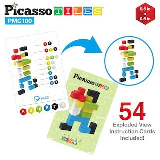 Foto 3 | Foto 3 | Cubo Magnético Picassotiles Pmc100 Para Niños Mayores De 3 Años - Venta Internacional.
