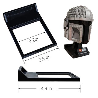 Foto 2 | Foto 2 | Soporte De Pared Para Cascos Lego Star Wars Estante Negro - Venta Internacional.