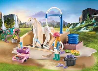 Foto 3 | Foto 3 | Estación De Lavado Horses Of Waterfall De Toy Playmobil Con Isabella - Venta Internacional.