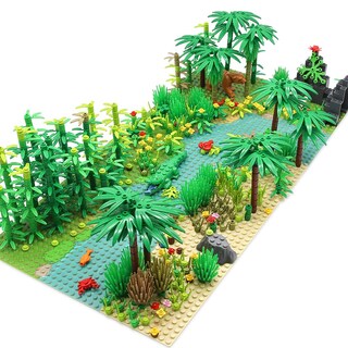 Foto 1 | Foto 1 | Bloques De Construcción Feleph Rainforest Jungle Con 2 Placas Base - Venta Internacional.