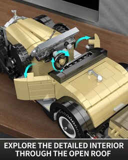 Foto 3 | Foto 3 | Kit De Construcción Mould King Classic Vintage Car A Escala 1:16 897 Piezas - Venta Internacional.