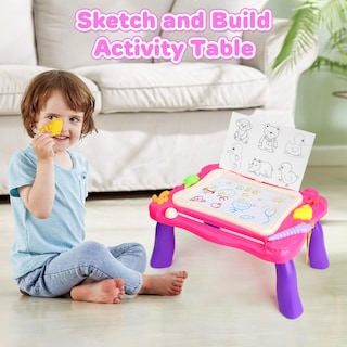 Foto 5 | Foto 5 | Tablero De Dibujo Magnético Toy Life Para Niños Pequeños Con Bloques De Construcción - Venta Internacional.