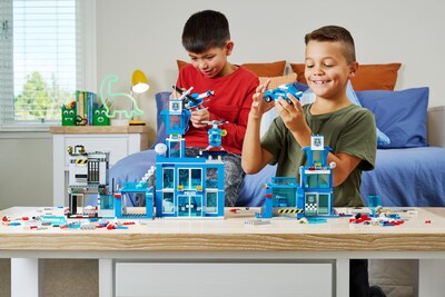 Foto 7 | Foto 7 | Building Bricks Toy Max Adventure Police Headquarters 822 Piezas - Venta Internacional.