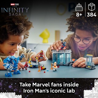 Foto 2 | Foto 2 | Juguete De Construcción Lego Marvel Iron Man's Laboratory 76315 - Venta Internacional.