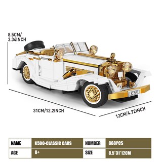 Foto 5 | Foto 5 | Set De Bloques De Construcción Mould King Classic Car Model Kit 10003 - Venta Internacional.
