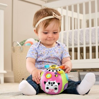 Foto 6 | Foto 6 | Pelota De Actividad Vtech Baby On-the-moove Con Texturas  Color Rosa - Venta Internacional.