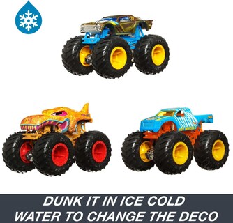 Foto 2 | Foto 2 | Toy Hot Wheels Monster Trucks Color Shifters Paquete De 3 Unidades Para Niños - Venta Internacional.