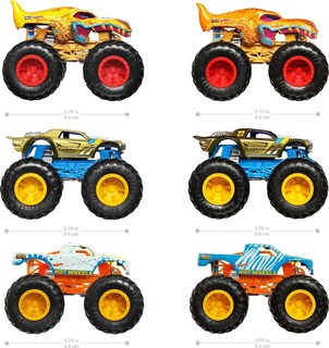 Foto 4 | Foto 4 | Toy Hot Wheels Monster Trucks Color Shifters Paquete De 3 Unidades Para Niños - Venta Internacional.