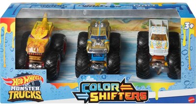 Foto 5 | Foto 5 | Toy Hot Wheels Monster Trucks Color Shifters Paquete De 3 Unidades Para Niños - Venta Internacional.