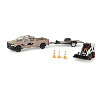 Foto 1 | Foto 1 | Juguete De Construcción Tomy Bobcat 1:32 Con Camioneta Y Minicargadora - Venta Internacional.