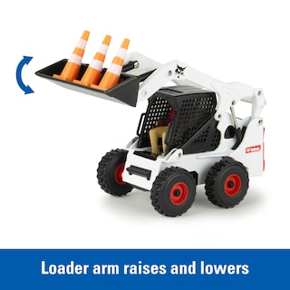 Foto 3 | Foto 3 | Juguete De Construcción Tomy Bobcat 1:32 Con Camioneta Y Minicargadora - Venta Internacional.