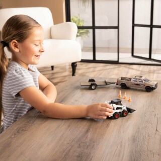 Foto 7 | Foto 7 | Juguete De Construcción Tomy Bobcat 1:32 Con Camioneta Y Minicargadora - Venta Internacional.