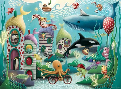 Foto 2 | Foto 2 | Rompecabezas Ravensburger Underwater Wonders 100 Piezas - Venta Internacional.