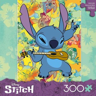 Foto 2 | Foto 2 | Rompecabezas Ceaco Disney Stitch Galaxy Grunge De 300 Piezas - Venta Internacional.