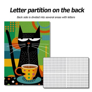 Foto 6 | Foto 6 | Puzzle Bgraamiens Coffee Cat Modern Art 1000 Piezas Para Adultos - Venta Internacional.