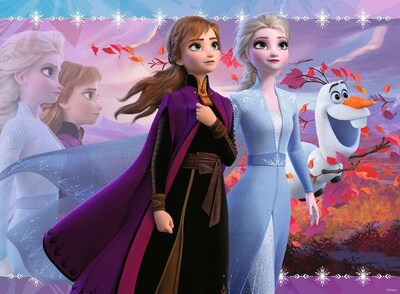 Foto 2 | Foto 2 | Rompecabezas Ravensburger Disney Frozen 2 Strong Sisters 100 Unidades - Venta Internacional.
