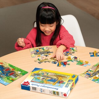 Foto 5 | Foto 5 | Rompecabezas Ravensburger Farm And Construction 24 Piezas Paquete De 2 - Venta Internacional.