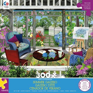 Foto 3 | Foto 3 | Rompecabezas Ceaco Tracy Flickinger Summer Gazebo 300 Piezas - Venta Internacional.